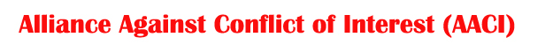 HOME: The Alliance Against Conflict of Interest (AACI)